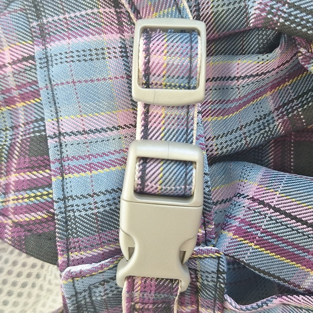 Plaid Bow Dress Dog Cat Harness Leash Set - Picture 6 of 11